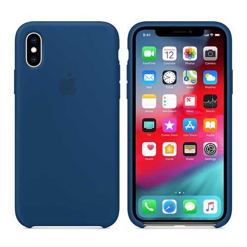 Чехол Silicone Case для Apple iPhone XS Max Blue Horizon Blue (MW09EFE/A) в МТС