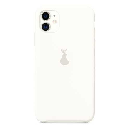 Чехол Silicone Case для iPhone 11, белый, SCIP11-05-WHIT в МТС