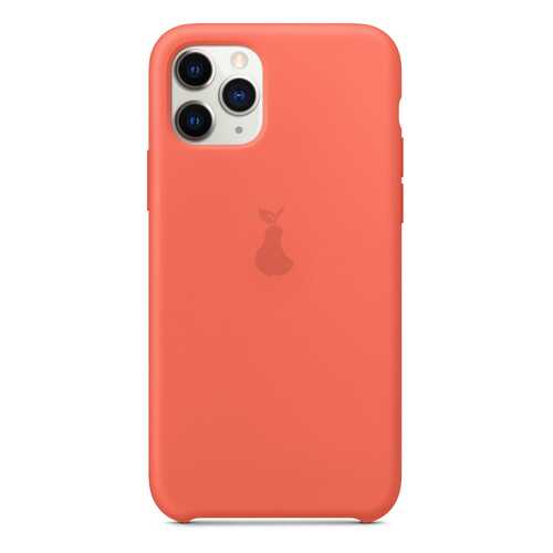Чехол Silicone Case для iPhone 11 Pro Max Премиум, оранжевый, SCPQIP11PM-08-CLEM в МТС