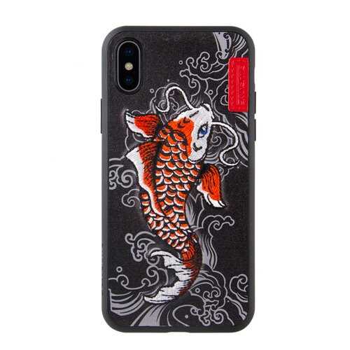 Чехол Skinarma для Apple iPhone X Showa Grey в МТС