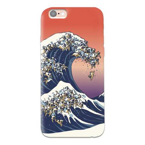 Чехол СМАКС The Great Wave of Pug для Apple iPhone 7 в МТС