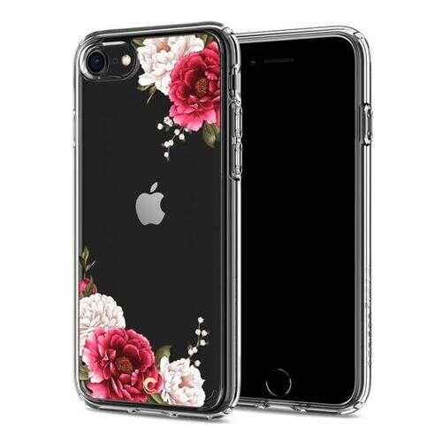 Чехол Spigen Ciel Cecile для iPhone 7/8/SE 2020 Red Floral в МТС