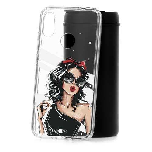 Чехол Xiaomi Redmi Note 7 Kruche Print Фэшн леди в МТС