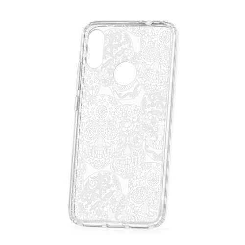 Чехол Xiaomi Redmi Note 7 Kruche Print Skull White в МТС