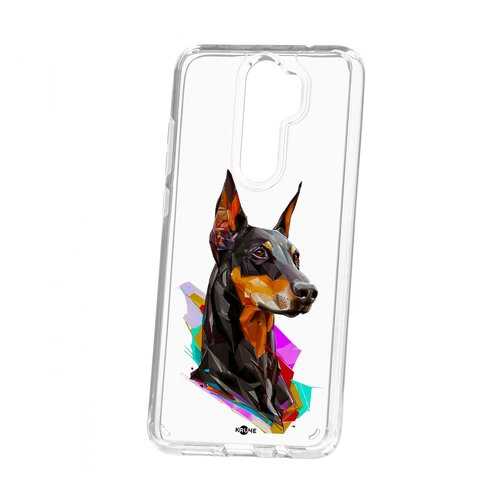 Чехол Xiaomi Redmi Note 8 Pro Kruche Print Доберман в МТС