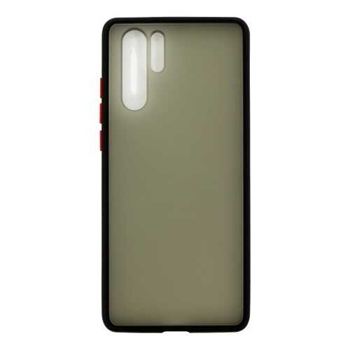 Чехол Zibelino Plastic Matte для Huawei P30 Pro (черная окантовка) в МТС