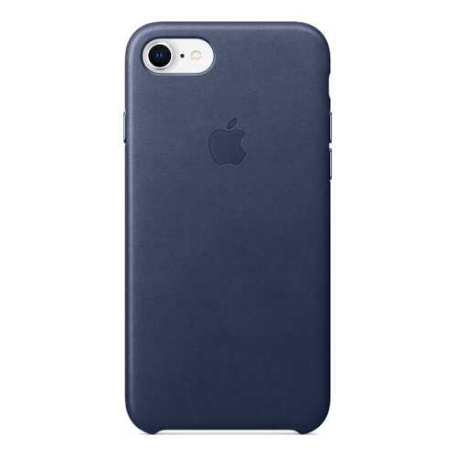 Кейс для Apple iPhone 8 / 7 Leather Midnight Blue (MQH82ZM/A) в МТС