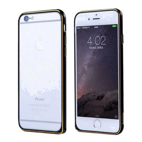 Металлический бампер Remax (защелка) для Apple iPhone 6/6s (4.7) (Черный) в МТС