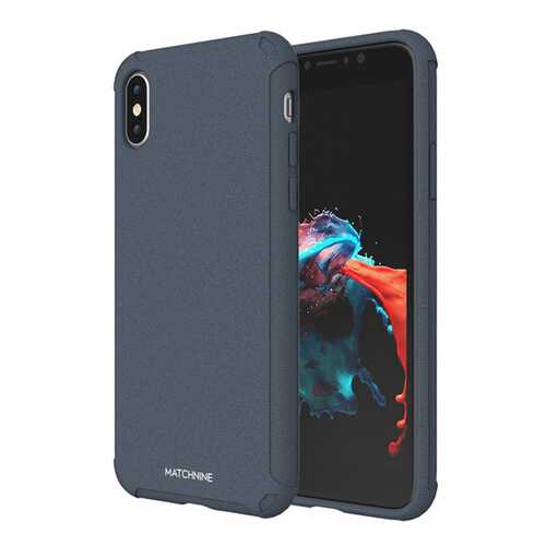 Накладка Matchnine Jello Pebble ENV034 Navy Blue для iPhone X в МТС