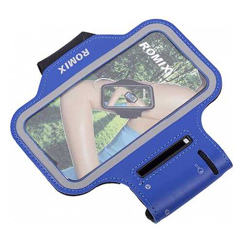 Спортивный чехол на руку Romix Arm Belt (RH07-4,7) для смартфона 4,7 (Blue) в МТС