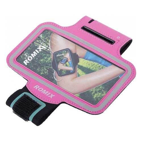 Спортивный чехол на руку Romix Arm Belt (RH07-4,7) для смартфона 4,7 (Pink) в МТС