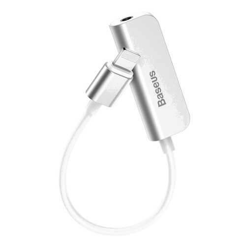 Адаптер Baseus Audio Converter Lightning Male to 3.5mm + Lightning L50 White в МТС