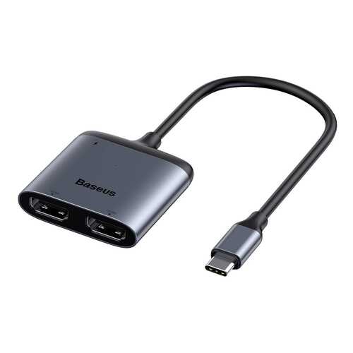 Адаптер Baseus Enjoy HUB Adapter from Type-C to HDMI 2x PD HD / Type-C Grey в МТС