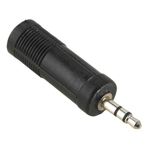 Адаптер Hama H-43375 Jack 6.3 (f)/Jack 3.5 (m) черный в МТС