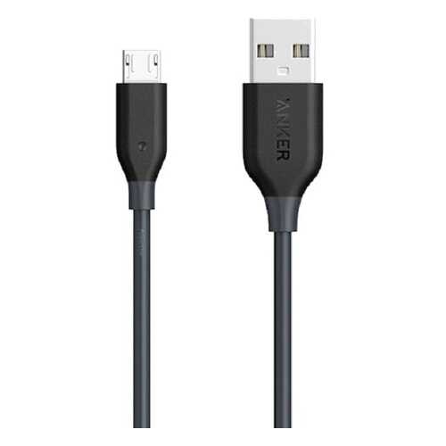 Кабель Anker powerline microUSB 3м Black в МТС