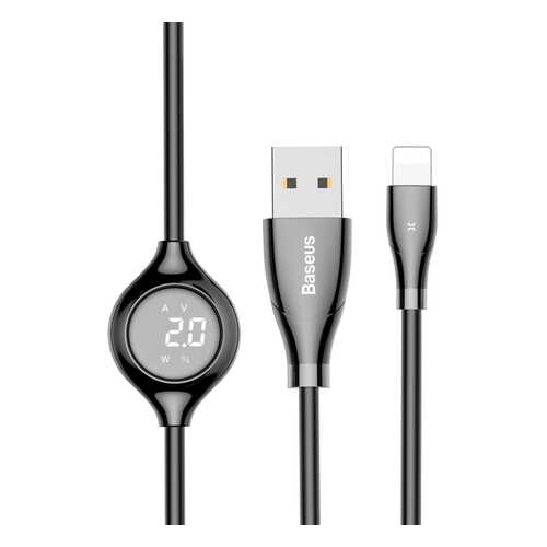 Кабель Baseus Digital display Lightning Black в МТС