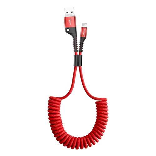 Кабель Baseus Fish Eye Spring Lightning 1m Red в МТС