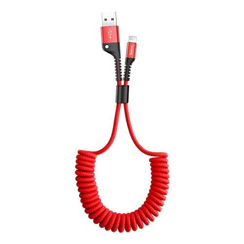 Кабель Baseus Fish-eye Spring Type-C 1m Red в МТС