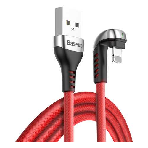 Кабель Baseus Green U-shaped lamp Mobile Game Lightning 2m Red в МТС