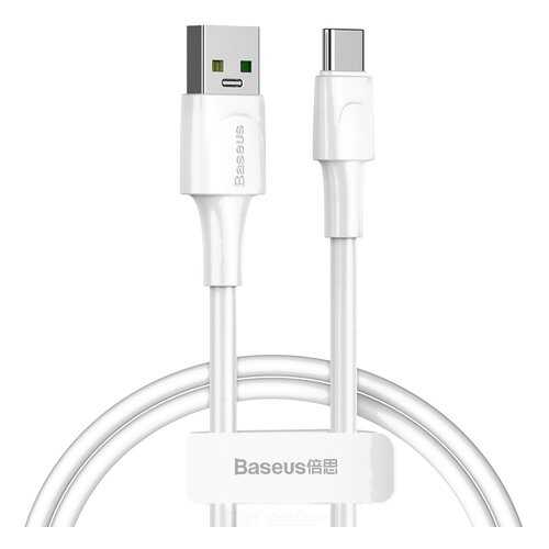 Кабель Baseus USB-Type-C White Quick Charging White 2m 5A в МТС