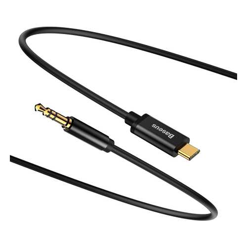 Кабель Baseus Yiven Type-C male To 3.5 male Audio Cable M01 Black в МТС