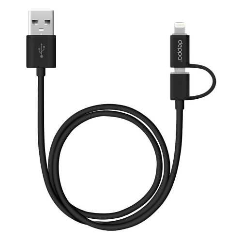 Кабель Deppa 72204 microUSB 1,2м Black в МТС