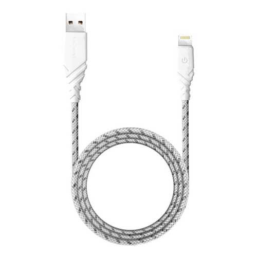 Кабель EnergEA NyloGlitz USB-C to USB-A 1,5 м White в МТС