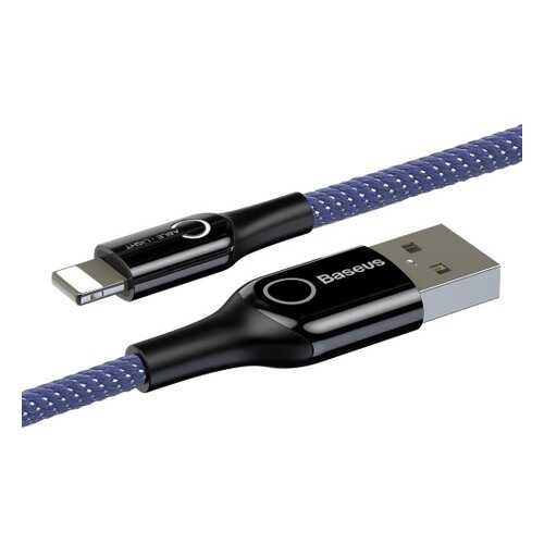 Кабель IP devices Baseus C-shaped Light Intelligent power-off Lightning 1m Blue в МТС