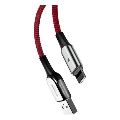 Кабель IP devices Baseus C-shaped Light Intelligent power-off Lightning 1m Red в МТС