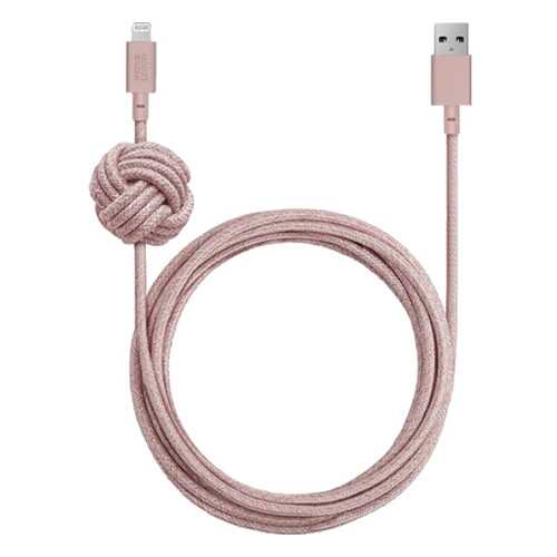 Кабель Native Union NIGHT Lightning 3 м Pink в МТС