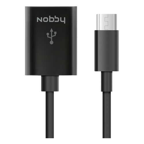 Кабель Nobby Comfort USB- micro-USB, 0.15 м Black в МТС