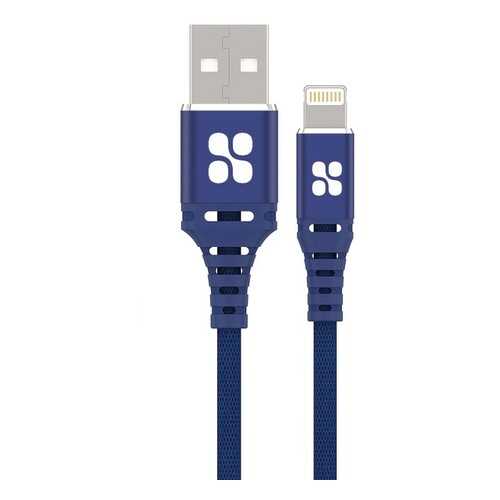 Кабель Promate NerveLink-i2 Lightning MFI (2m) Blue в МТС