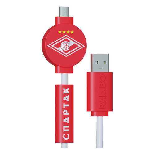 Кабель Rainbo Питон ФК Спартак microUSB 1м в МТС