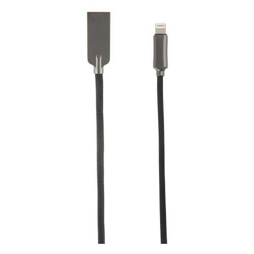 Кабель Red Line LX13 Zync alloy USB - Lightning, Black в МТС