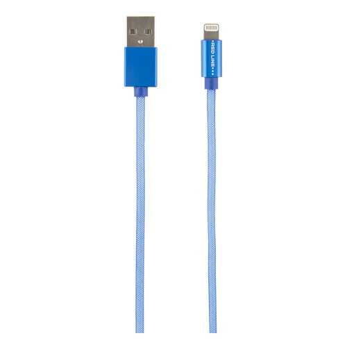 Кабель Red Line USB - 8-pin MFI fishnet, круглый, Blue в МТС