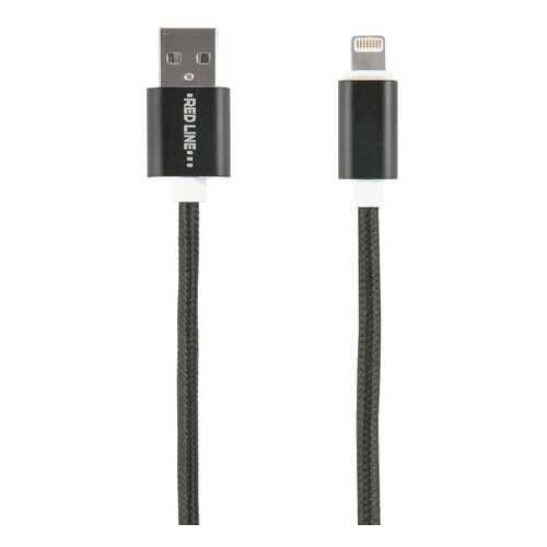 Кабель Red Line USB - 8-pin neylon, Black в МТС