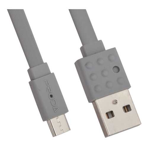 Кабель Remax microUSB 1м Grey в МТС
