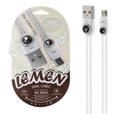 Кабель Remax rc-101m microUSB 1м White в МТС