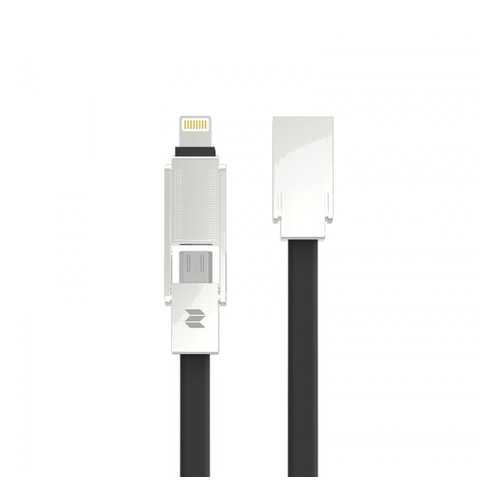 Кабель ROCK M7 Metal Lightning/microUSB 1м Black в МТС