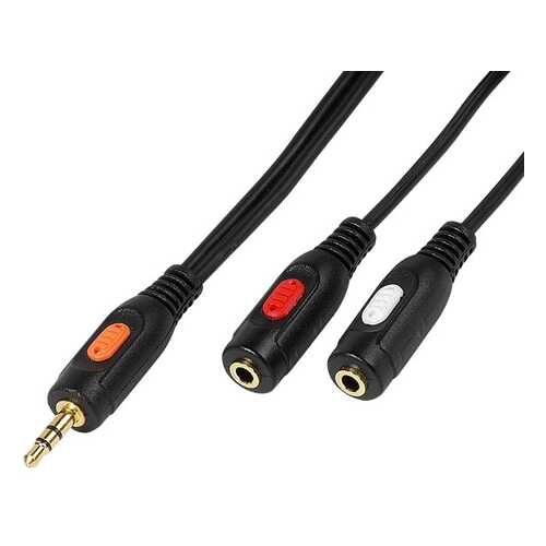 Кабель Vivanco 41051 (3,5mm Jck штекер - 2х3,5mm Jck гнездо,0,2 m) в МТС