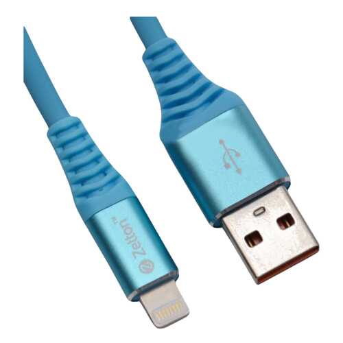 Кабель Zetton Lightning 1м Blue (ZTUSBRSTBEA8) в МТС