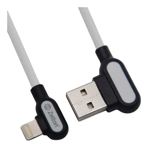 Кабель Zetton Lightning 1м White (ZTUSBRFCWEA8) в МТС