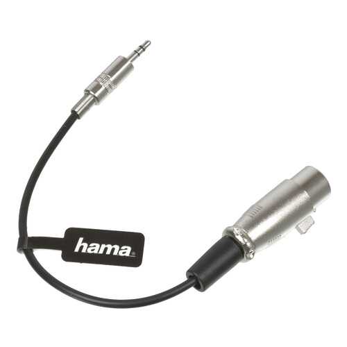 Переходник AUX Hama H-41908 0,1м Black в МТС