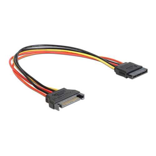 Переходник питания SATA F на SATA M, удлинитель, 50 см, CC-SATAMF-02 в МТС