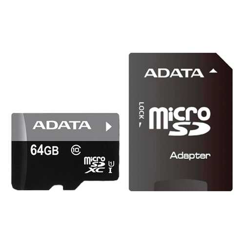 Карта памяти ADATA Micro SDXC Premier AUSDX64GUICL10-RA1 64GB в МТС