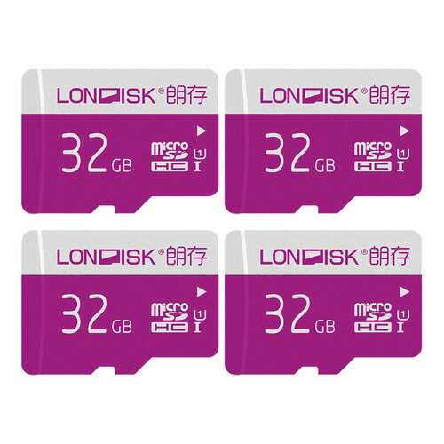 Карта памяти Londisk Extreme microSDHC UHS-I Class 10 U3 32GB 4шт в МТС