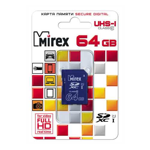 Карта памяти MIREX SDXC 64GB в МТС