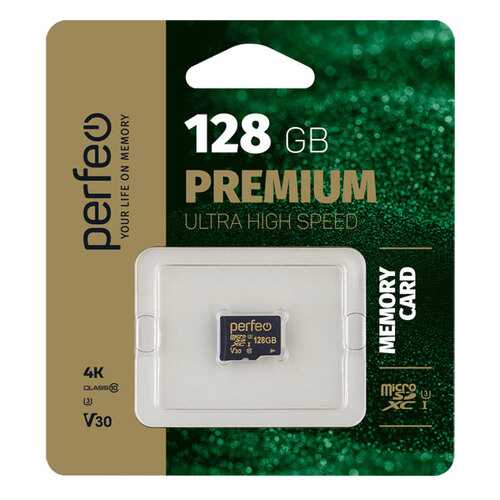 Карта памяти Perfeo High-Capacity microSDXC (Class 10) UHS-1 V30 128GB в МТС