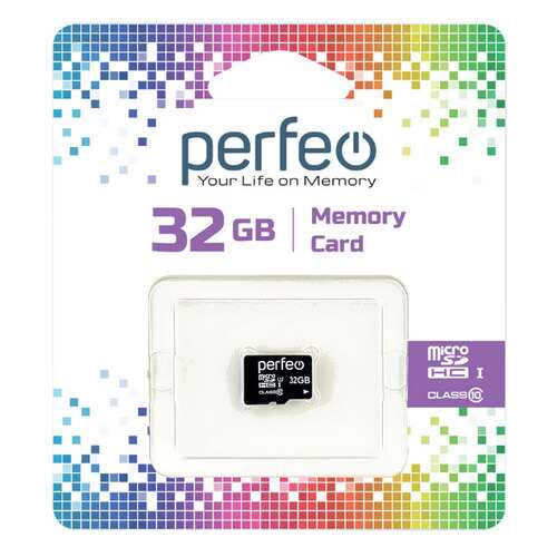 Карта памяти Perfeo microSD 32GB High-Capacity (Class 10) без адаптера в МТС