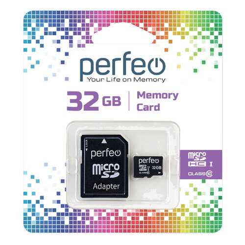 Карта памяти Perfeo microSD 32GB High-Capacity (Class 10) в МТС